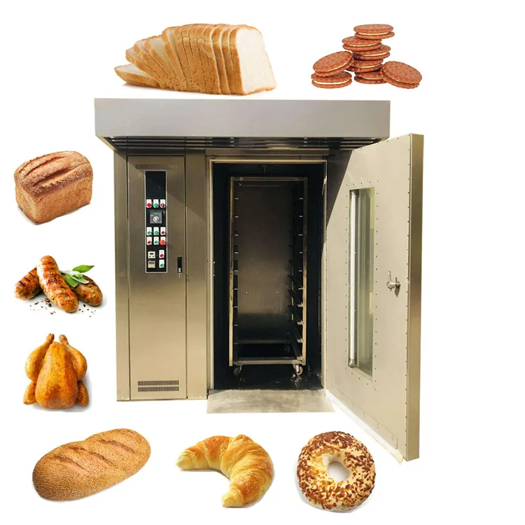 Automatic Bakery Equipment Bread Baking Oven Industrial Bread Oven For Bread Cake Pizza Meat