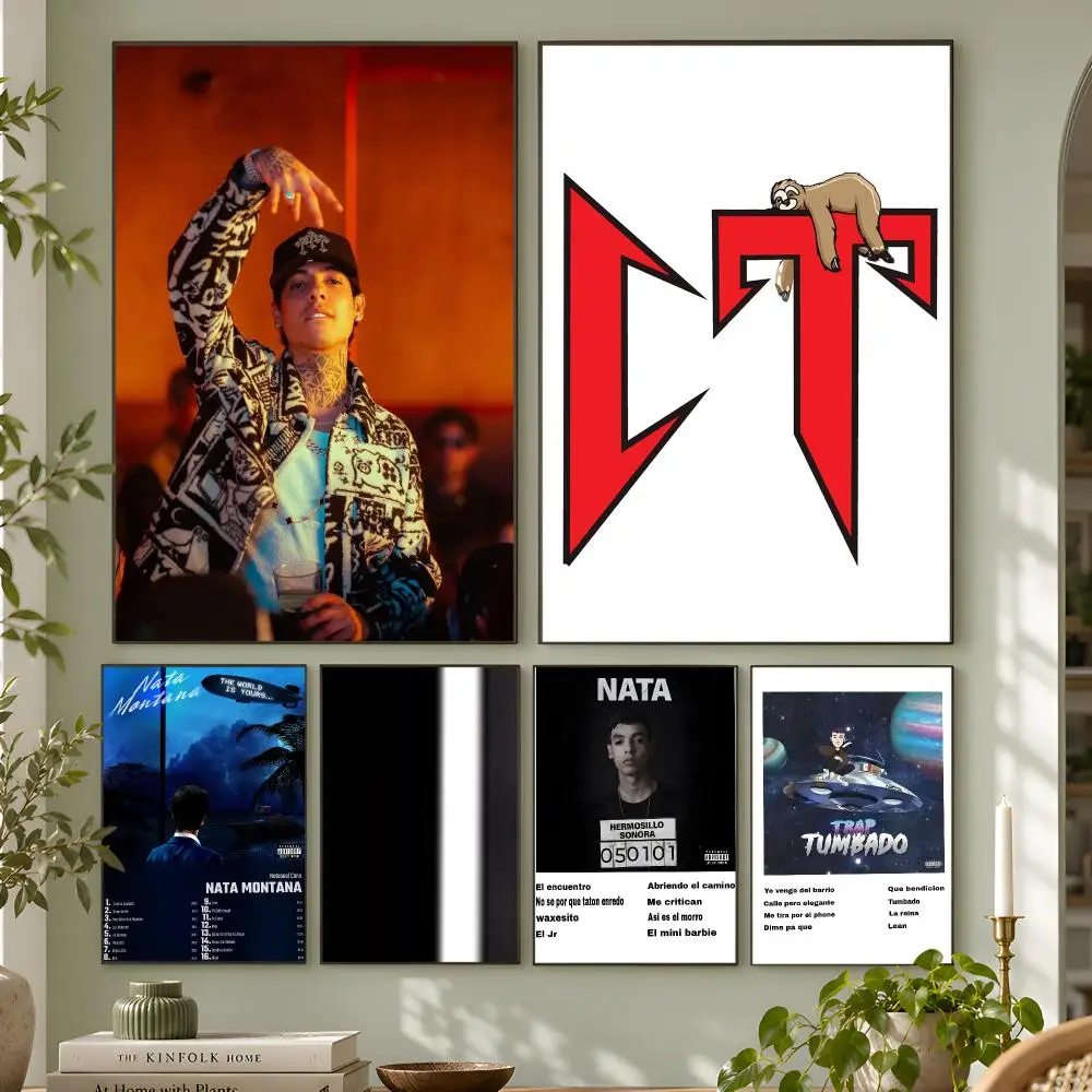 Rapper N-Natanael C-Cano Poster Wall Art Home Decor Living Room Bedroom Office Dorm Apartment Gift