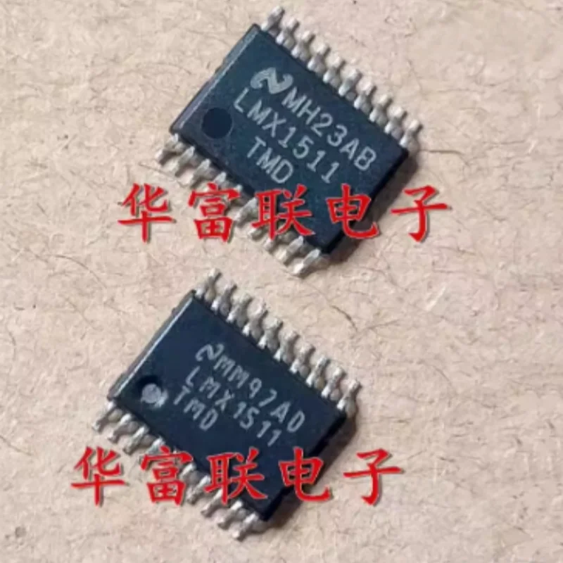 5PCS LMX1511TMD  Frequency Synthesizer 25MHz~1.1GHz PLL RF IC TSSOP-20 2.7-5.5V Low Noise