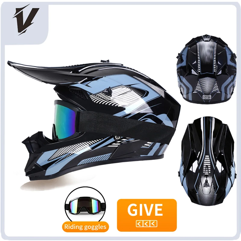 Motorradhelm Kinderhelm Kostenlose Windschutzscheibe Brille Motocross Downhill AM DH Cross Helm