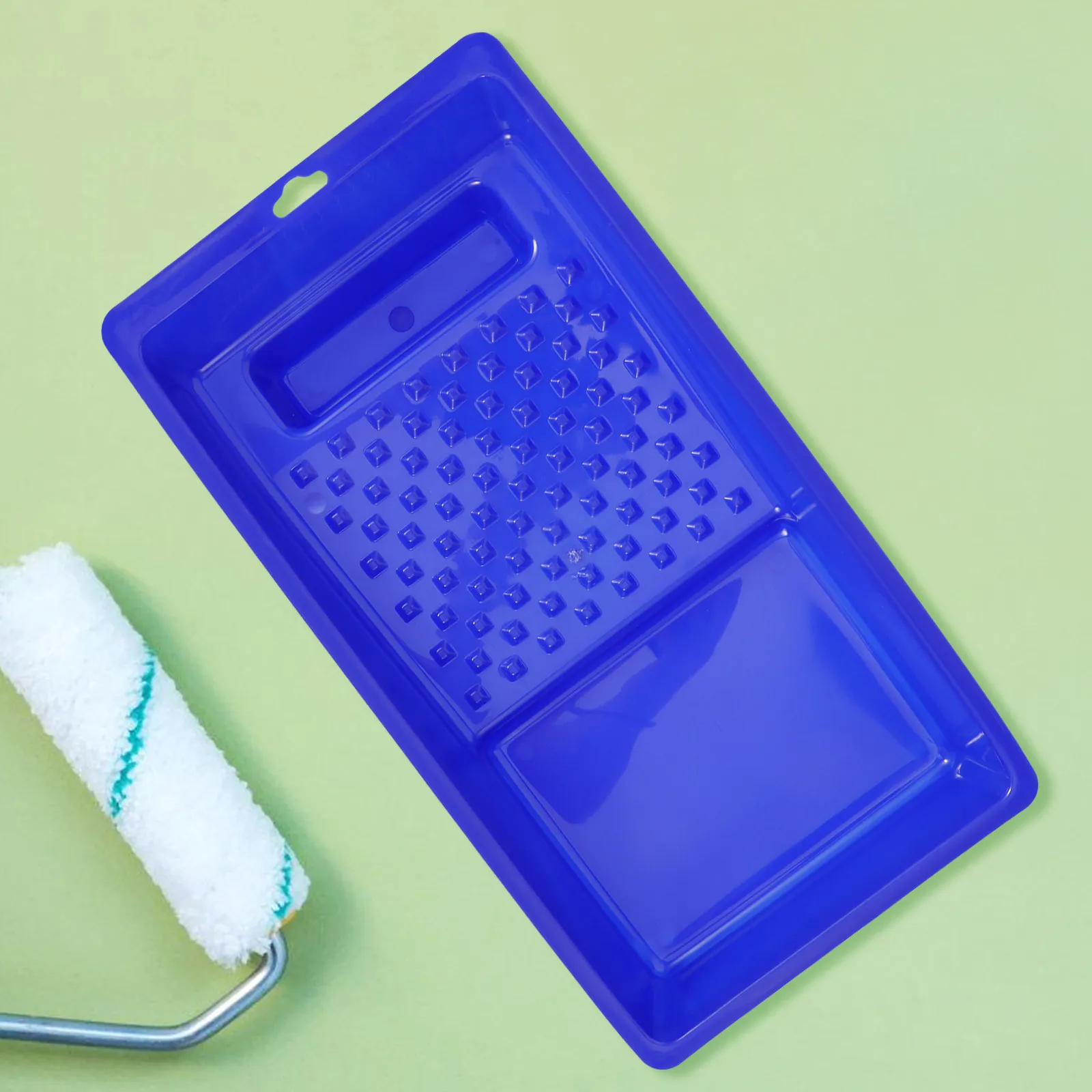 

4 Inch Paint Roller Universal Plastic Wall Paint Roller Tray Paints Tray Colors Mixing Tools Storage Container