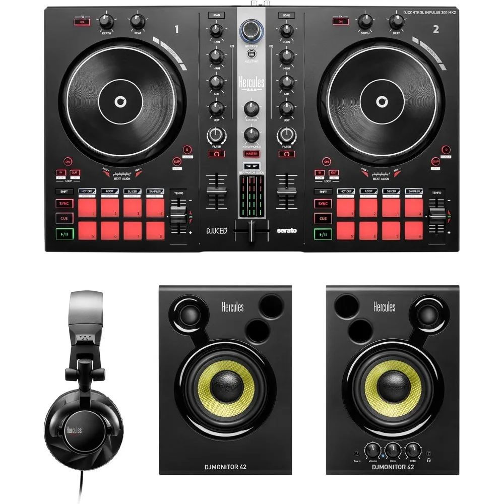 

DJ Essentials Kit All in One Learning Set with Software Tutorials for Beginners