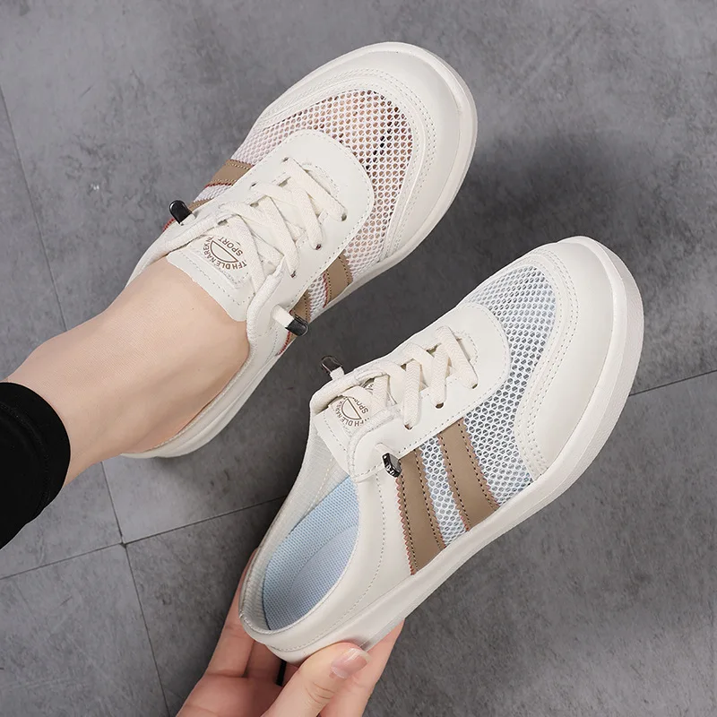 Slippers Women Cheap Shoes Clearance ，casual Sneaker，ladies Shoes，Breathable Mesh Non-slip Soft Bottom Women's Summer Sneakers