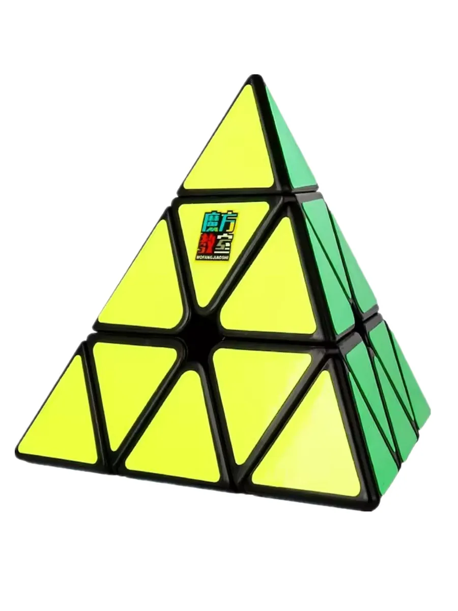 MoYu Meilong Pyraminx V2 3x3x3 pyramide Cube magique MoFangJiaoShi 3x3 Fiber de carbone Macaron Cubo autocollants Magico Puzzle Cube cadeau