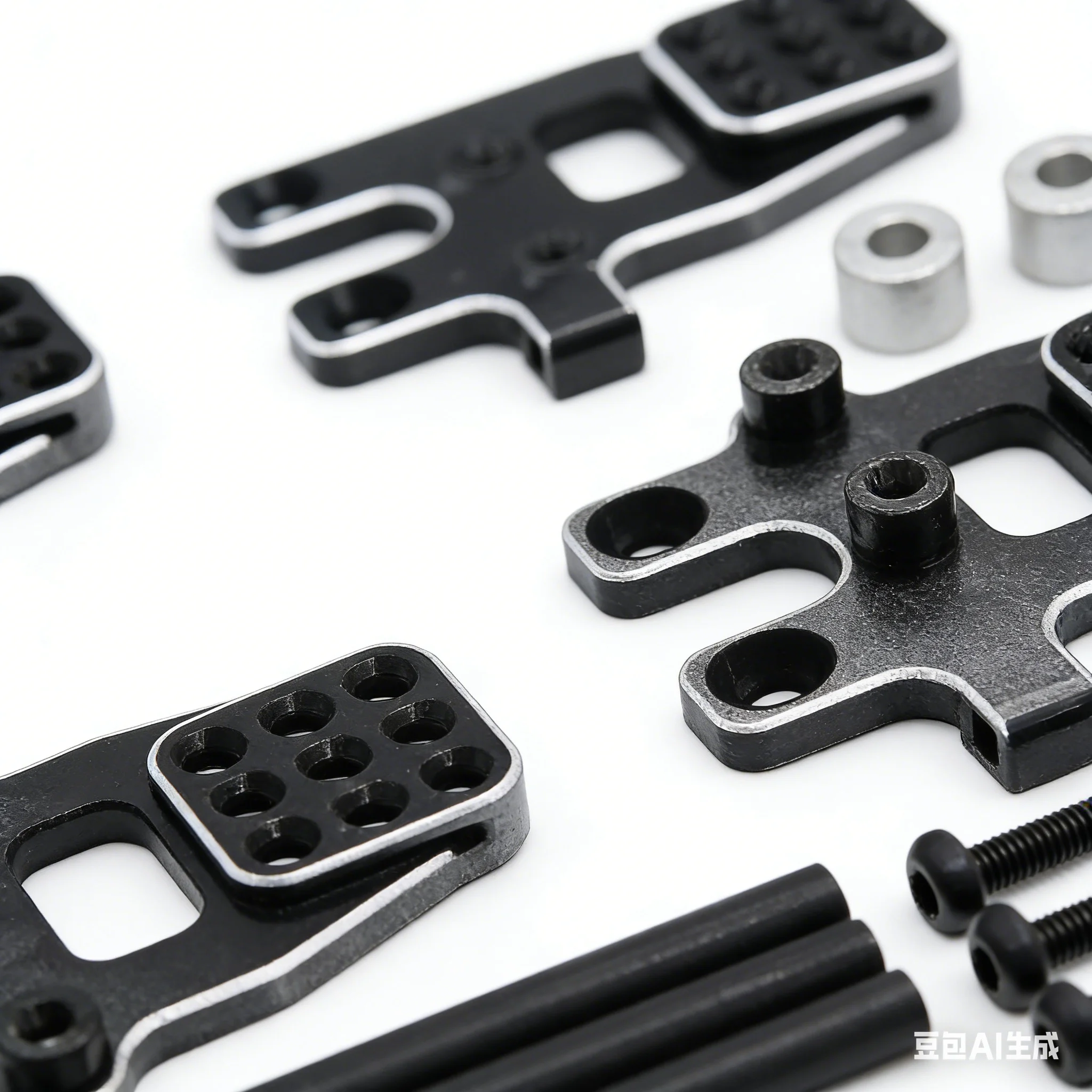 

Кронштейны для передних и задних амортизаторов Hot Racings для автомобилей Traxxas TRX4-M.