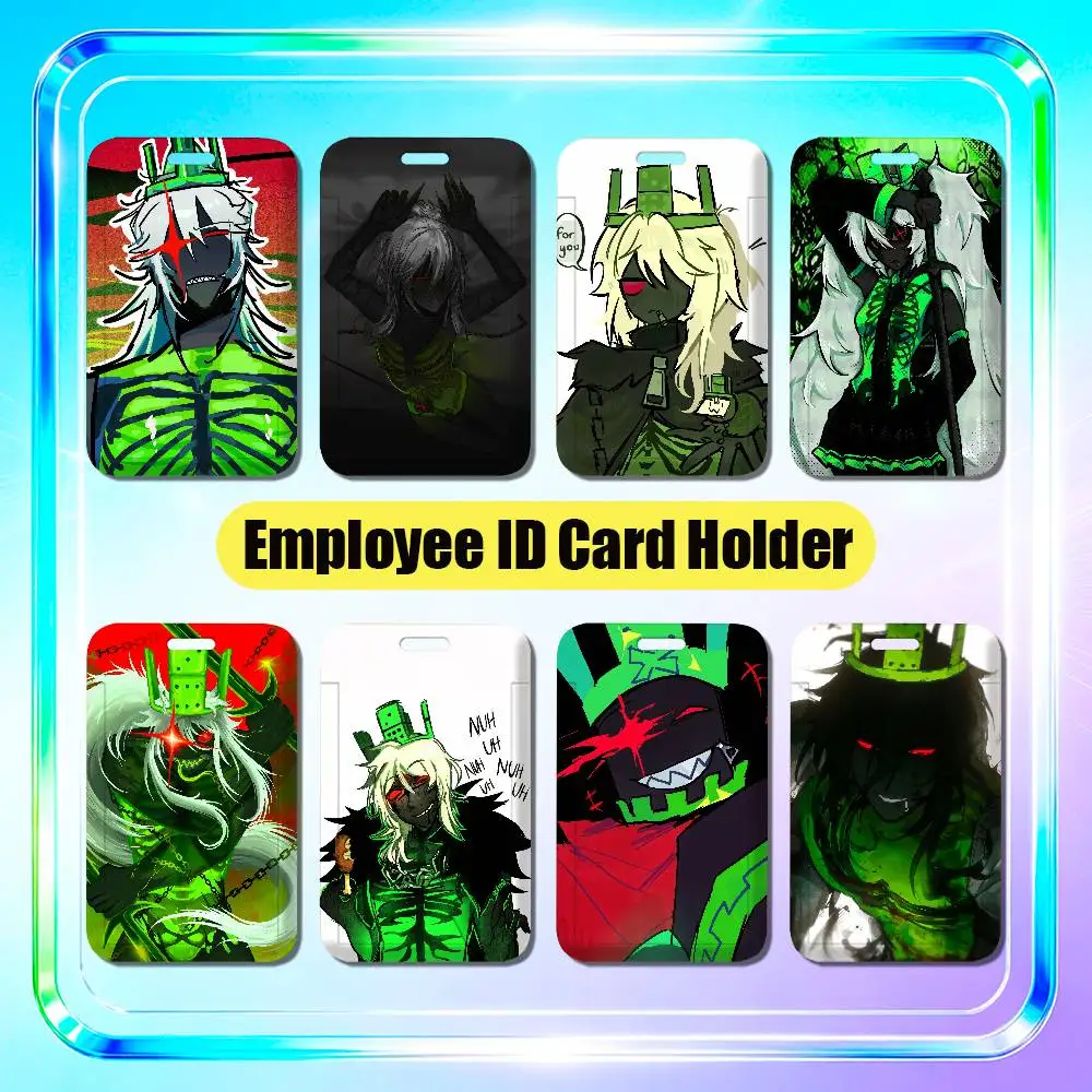 For 1x1x1x1 Employee ID Card Holder Office Badge Student Bank Work Credit Holders Hard Case Shell