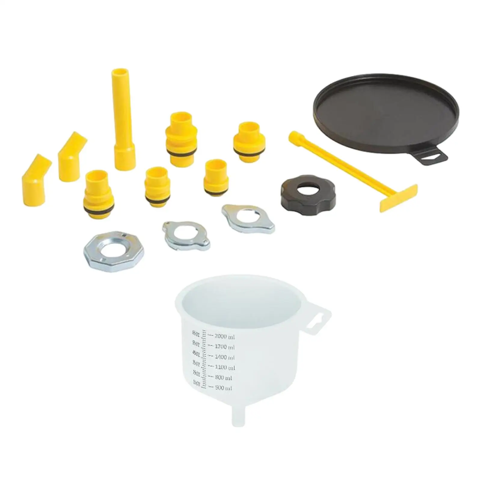 Coolant Filling Funnel Kit 15 Pieces Durable Universal Easily Install Accessory