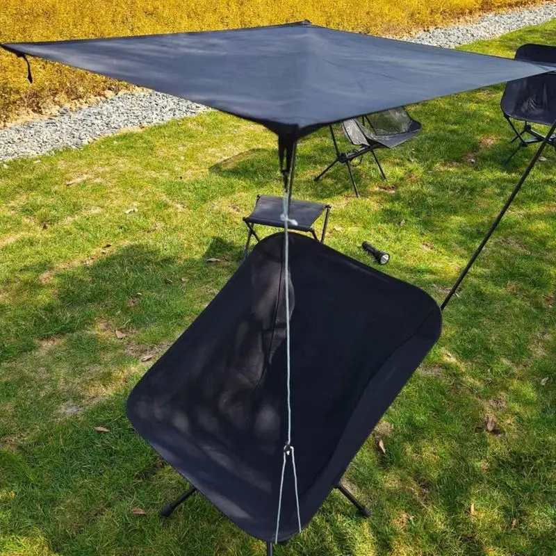 Imagem -02 - Outdoor Folding Sun Chair Sunshade Piquenique e Camping Chair Capa de Protetor Solar Proteção uv Equipamento Lounge