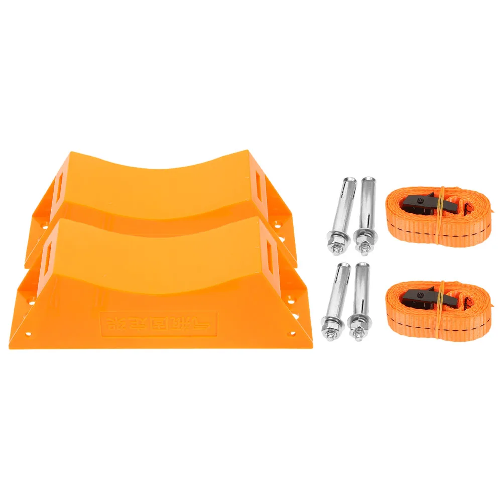 

2pcs Gas Holder Plastic Propane Rv Propane Bracket Tank Bracket Oxygen Bottle Strap for RV Truck Bed Storage