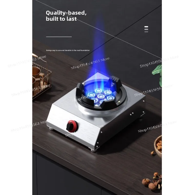 

Одинарная газовая плита из нержавеющей стали — бытовая и коммерческая кухонная варочная панель/мяч