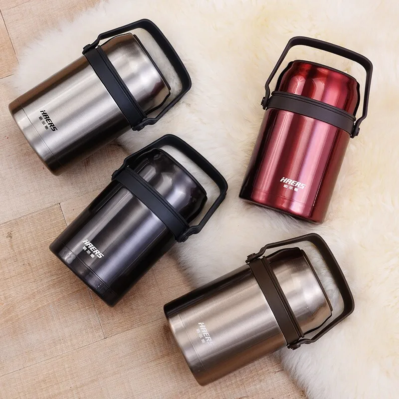 

1000ml Food Thermal Jar Insulated Soup Cup Thermos Containers Stainless Steel Lunch Box Thermo Keep Hot for School Outdoors