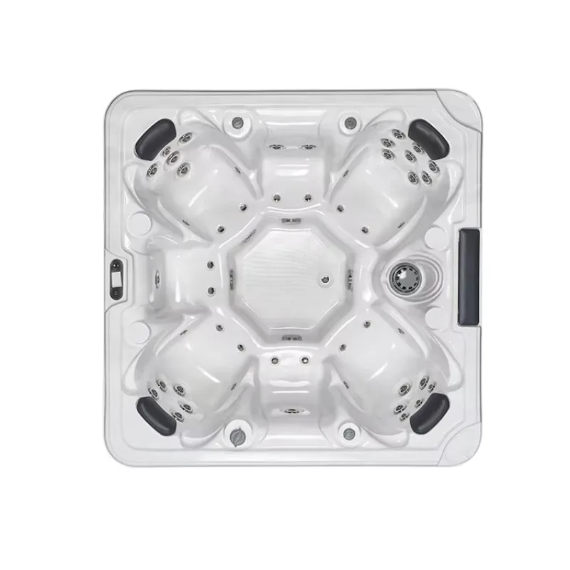 Outdoor Constant Temperature Spa Pool 2m 4-Person Household Tub With 39 Hydrotherapy Jets