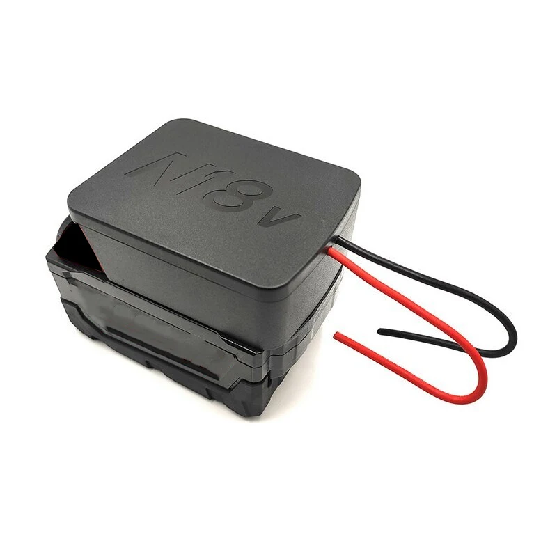 Adaptador de batería para Milwaukee, fuente de alimentación de 18V M18, 14 Cables de calibre, conector convertidor de batería, adaptador de ruedas de alimentación DIY, Juguetes