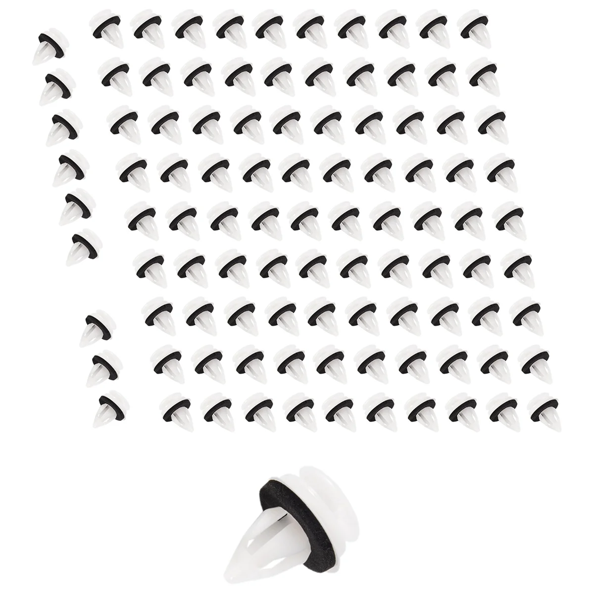 100Pcs 51418224768 Plastic Rivets Clip for-BMW E46 E53 E90 E91 E70 Door Panel Auto Fasteners Trim Panel Push Retainer