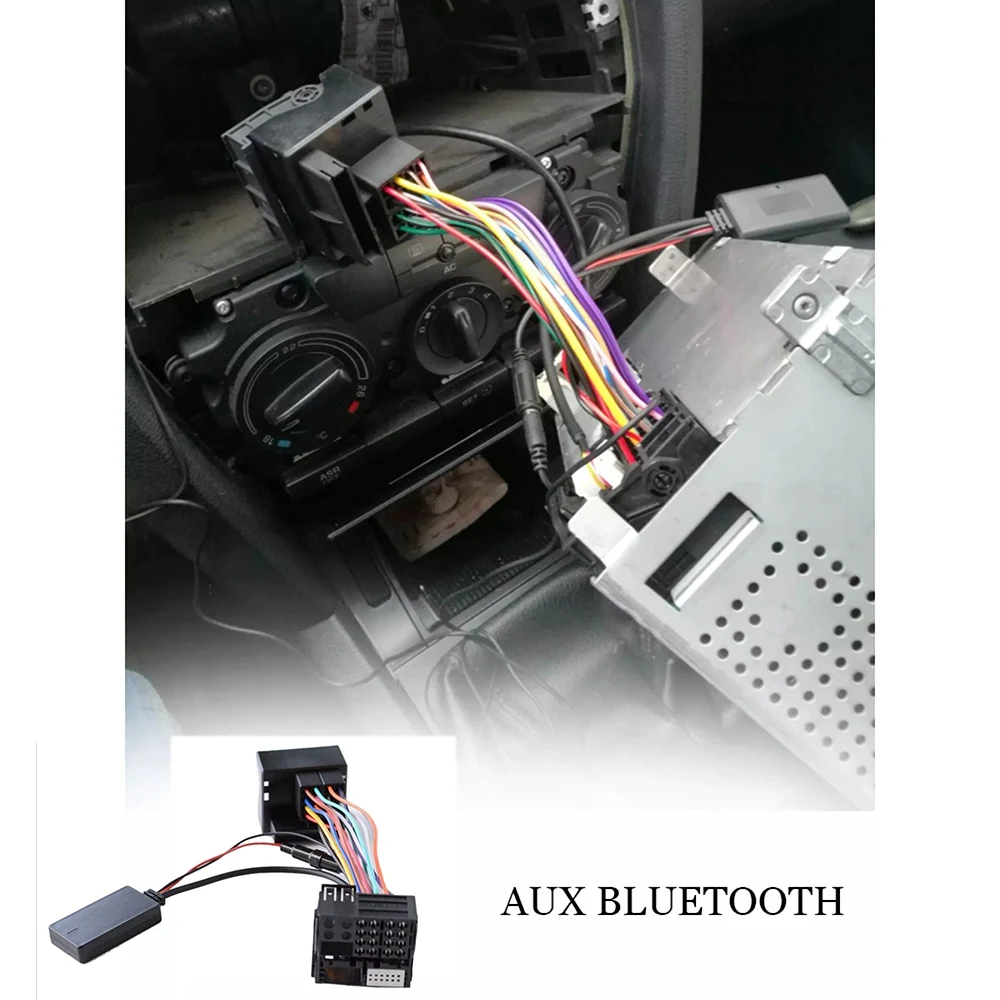 Car Bluetooth Audio Adapter For 307 408 508 For Citroen Sega Triumph C2 C5 RD45 RD4 Audio Cable-A08Q