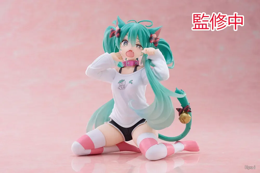Original Taito Hatsune Miku Anime Miku Desktop Cute Action Figurine Toys PVC Model Figuarts Collection view 6