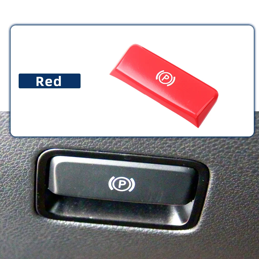 Car Parking Hand Brake Switch P Button Switch Key Cover Handbrake Knob Cap Replacement For Benz ML GL GLA SLK GLE A B class
