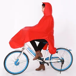 1pc Riding raincoat men's and women's thick waterproof raincoat portable thickened raincoat travel outdoor Rainwear