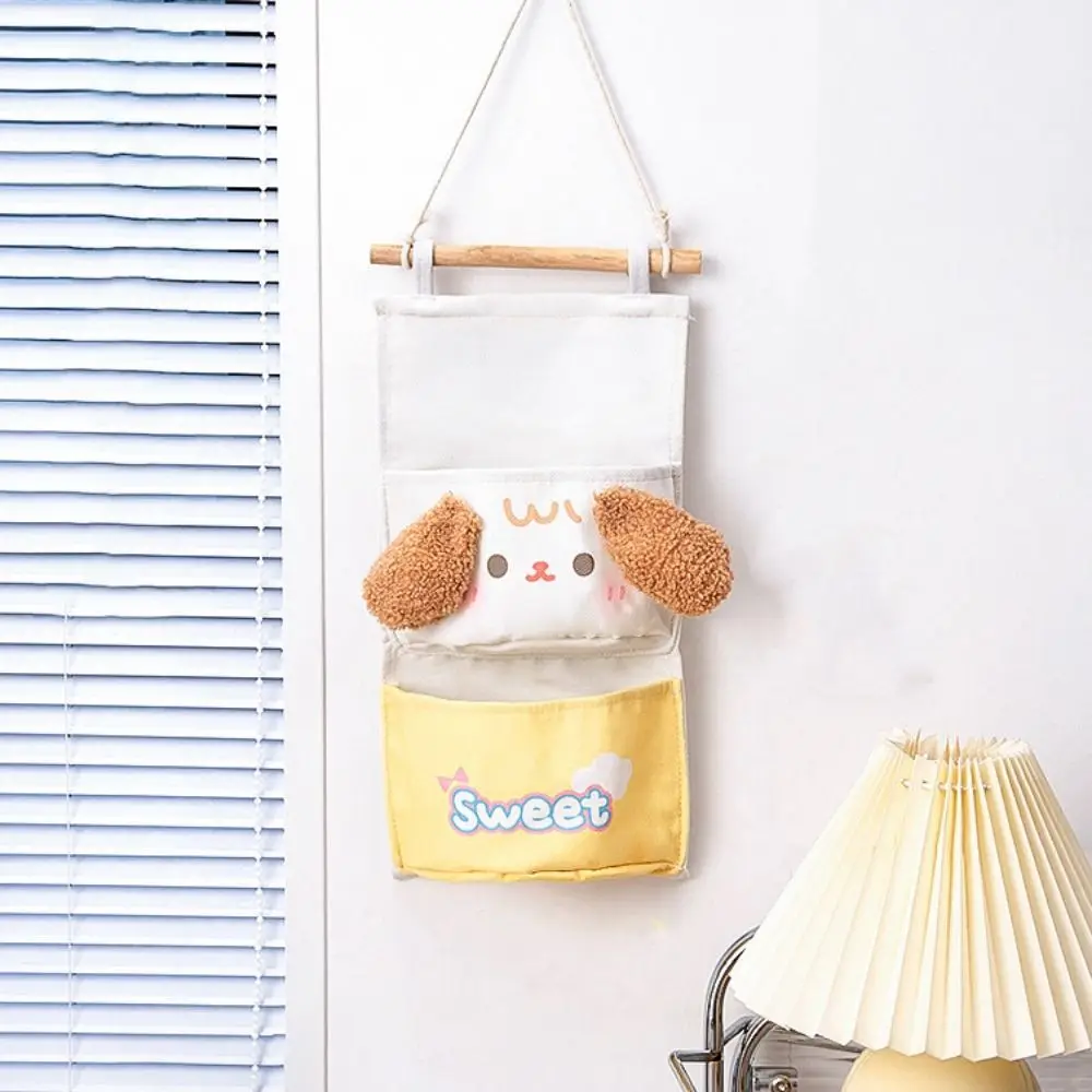 2/3/7 Pockets Fabric Storage Bag Moisture-proof Large Capacity Underwear Socks Organizer Cute Sundries Hanging Pocket Dormitory