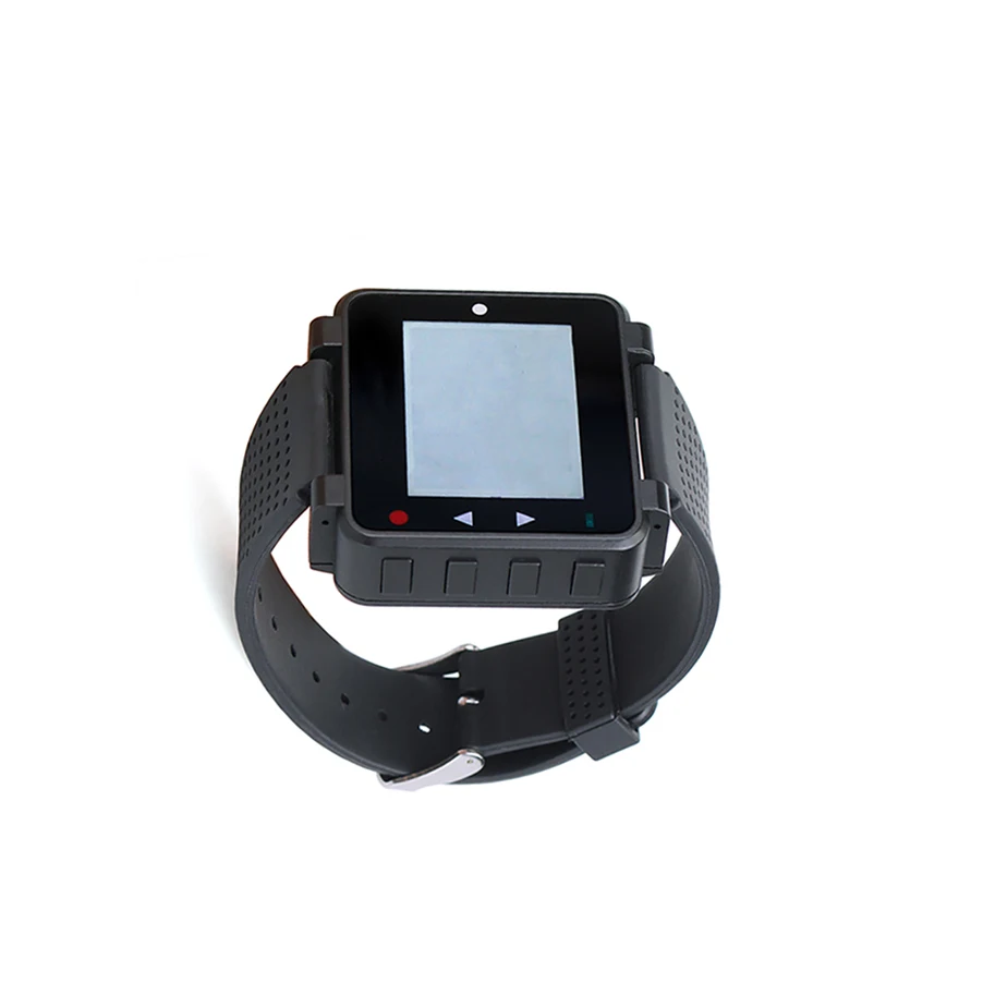 pagers beepers pocsag Wrist Watch Receiver Pager Build in Rechargeable Battery waterproof wireless calling system