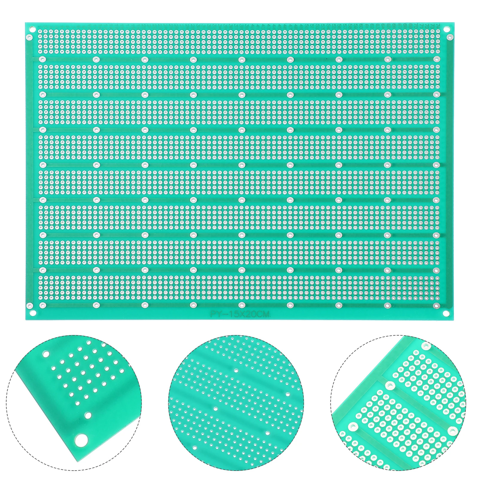

1pc Universal Prototyping Circuit Boards Perforated Diy Experiment Board Durable Flame Retardant Power Supply For Electrical