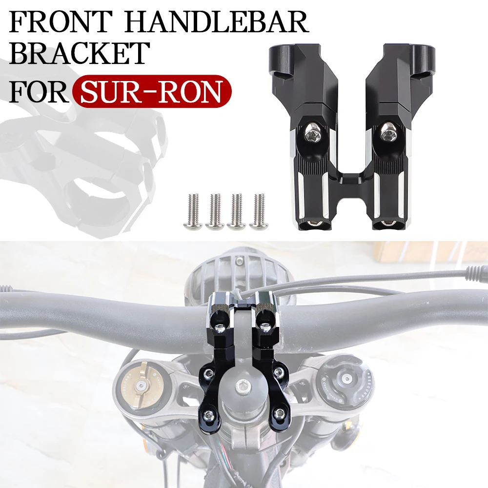 

Motorcycle Accessories Front Handlebar Bar Riser Mount Bracket Aluminum For Surron Sur Ron Light Bee X S Electric Dirt Bike