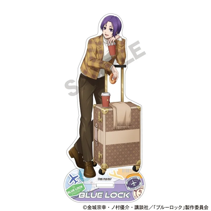 شعبية الأزرق قفل Isagi Yoichi Chigiri Hyoma أنيمي الدائمة تسجيل لافتة الاكريليك تزيين تأثيري هدية