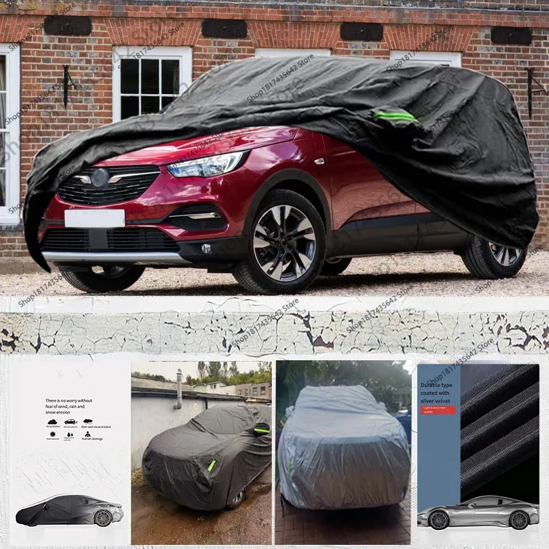 

Car Cover for Opel Grandland x 2017-2024 210D Outdoor Full Car Cover All Weather Waterproof Windproof Protection