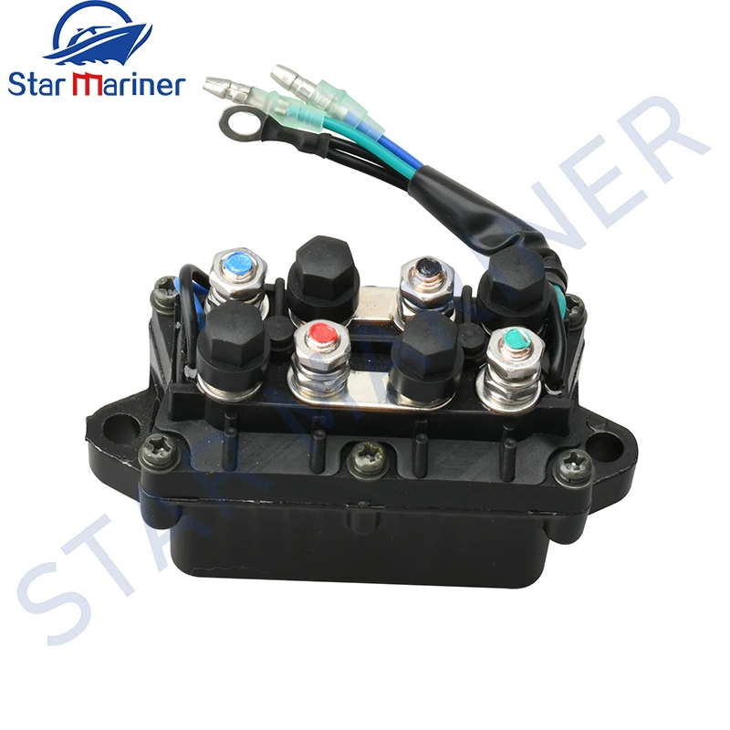 Trim Relay Tilt Relay 6H1-81950 3 Pins For Yamaha Outboard Motor 30HP 40HP 50HP 60HP 6H1-81950-00 6H1-81950-01 Boat Engine Parts
