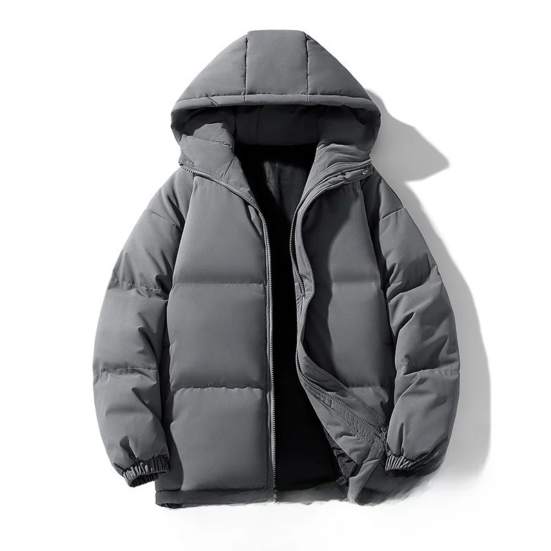 

Мужская зимняя куртка 2024 года, новая, большого размера, с капюшоном, утепленная, на молнии, цветная