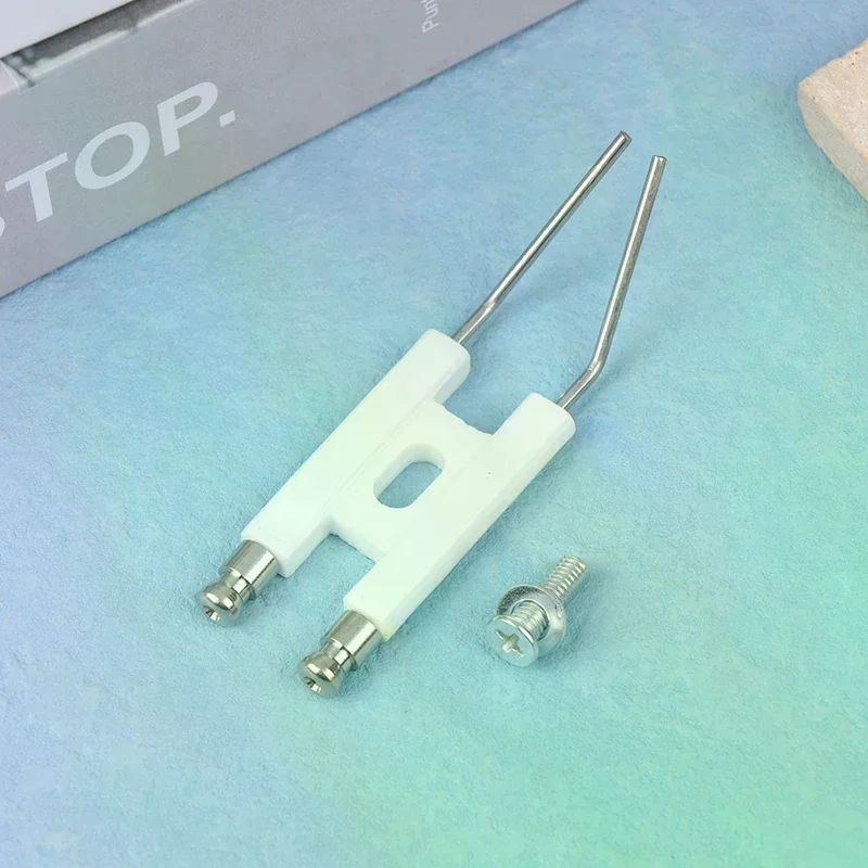 H-Type Ignition Electrodes For Oil Burner Ceramic Electrode Ceramic Ignition Double Pin Siamese Ignition Pin Universal