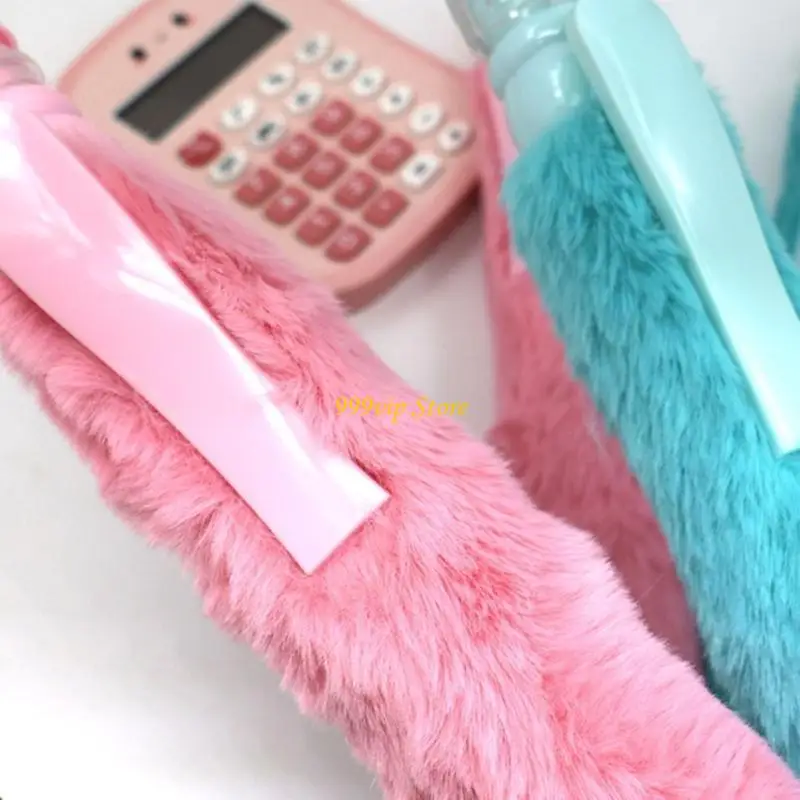

C90C Smooth Writing Pen Lovely Plush Ballpoint Pen 1,0 мм выдвижной шариковая ручка для школьного офиса для школьного офиса