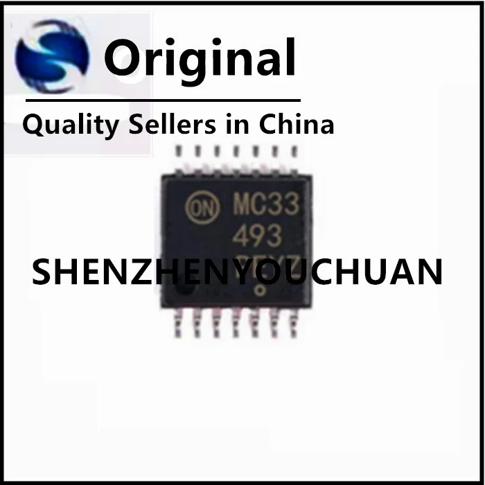 

(1-100piece)MC33493DTB MC33493DTBE MC33493 TSSOP14 IC Chipset New Original