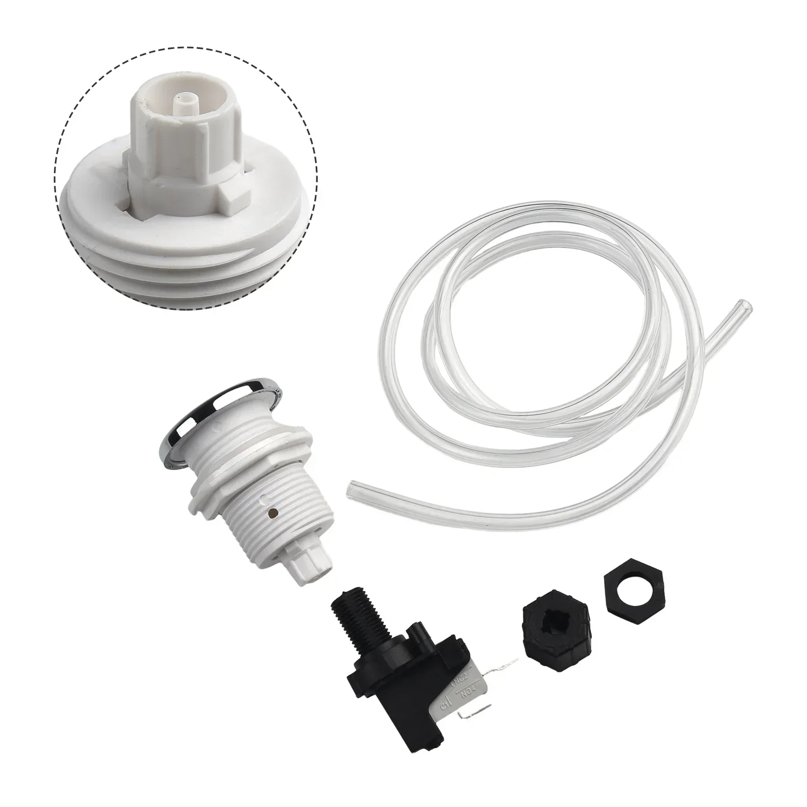 

Food Waste Disposer On/Off Push Button Switch Jetted Jet Bath For Spa Hose Air Pool 1m Hose Outdoor Machines Parts