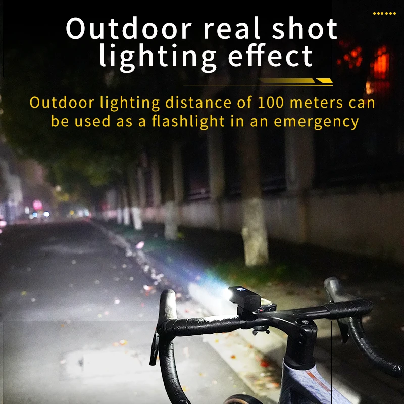 3000Lumen Bicycle Light 2000mAh Bike Headlight Power Bank Flashlight Handlebar USB Charging MTB Road Cycling Highlight