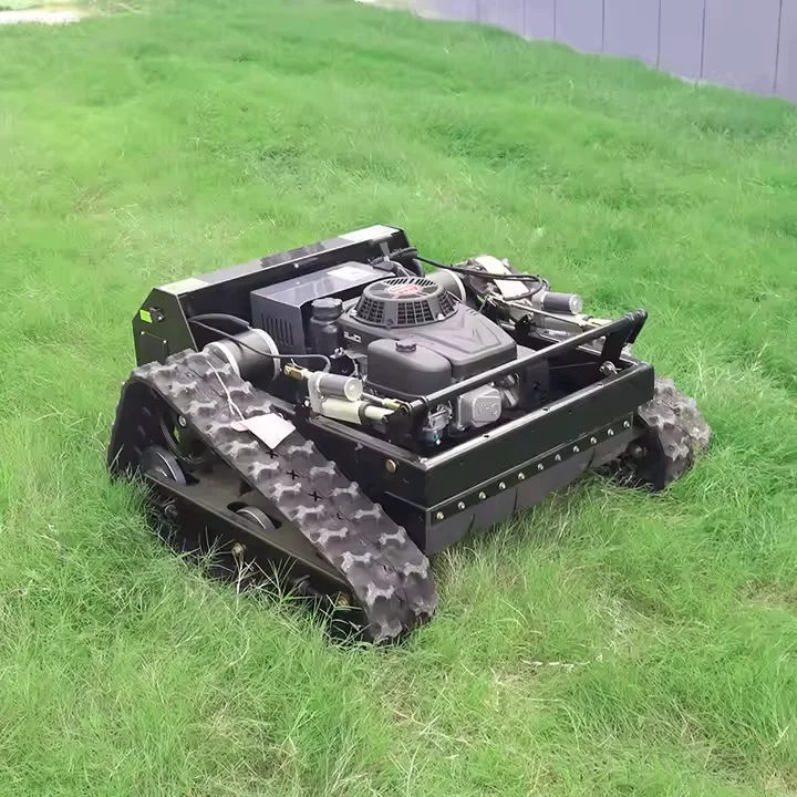 -For New Style Robotic High Quality All Terrain AI  Engine Remote Control Lawn Mower with Multi-Function Start*
