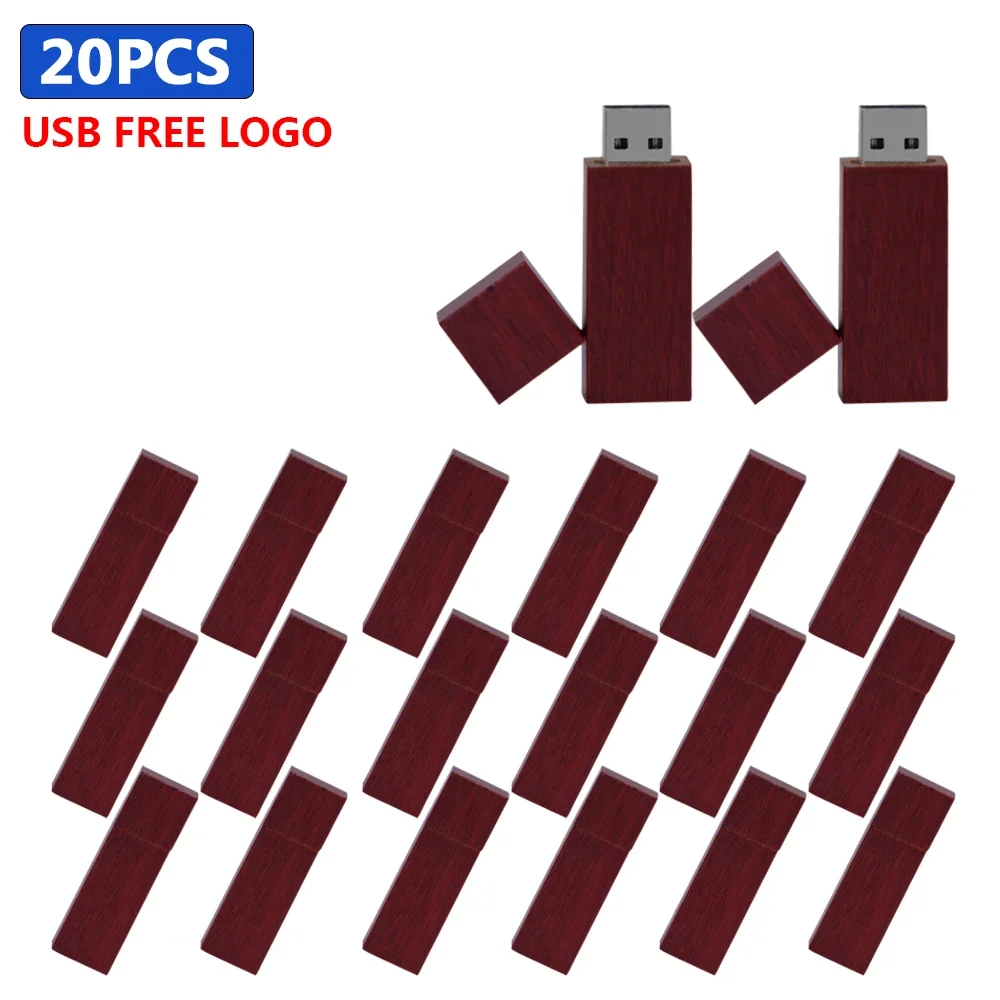 

20pcs/lot wooden usb + box 2.0 usb flash drive pendrive 4GB 8GB 16GB 32GB 64GB memory stick photography gifts free custom logo