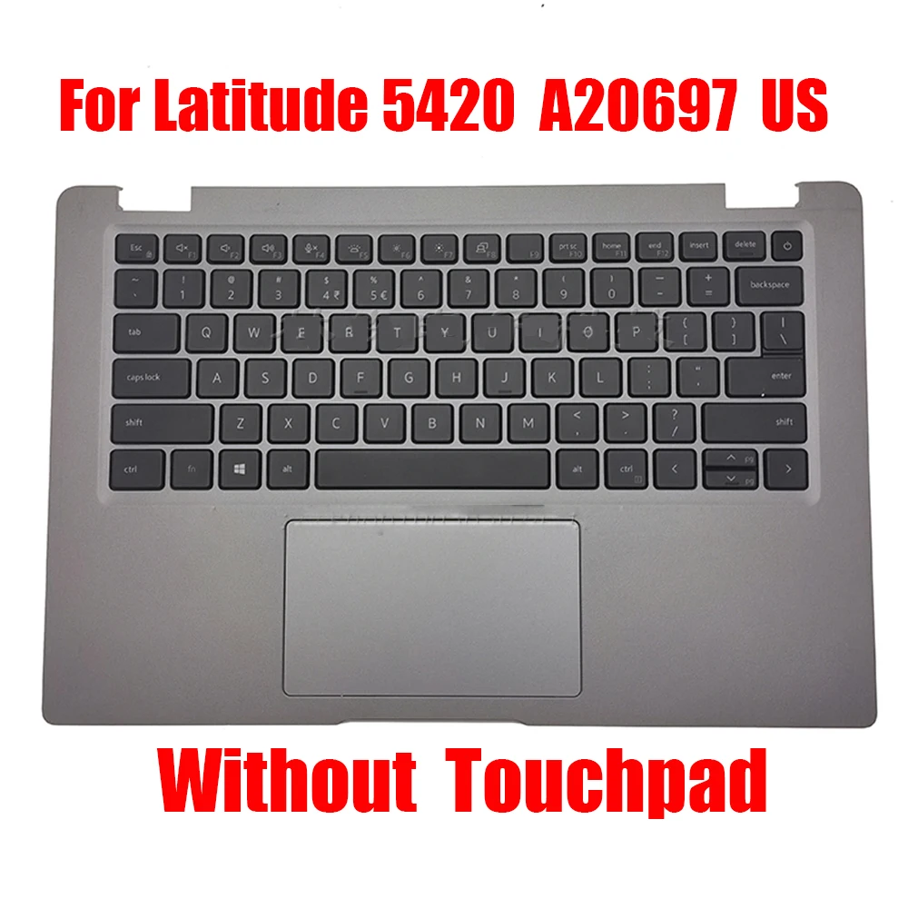 

Laptop Palmrest For DELL For Latitude 5420 A20697 AP30K000200 With Backlit Englsih US Keyboard Without Touchpad Upper Case New