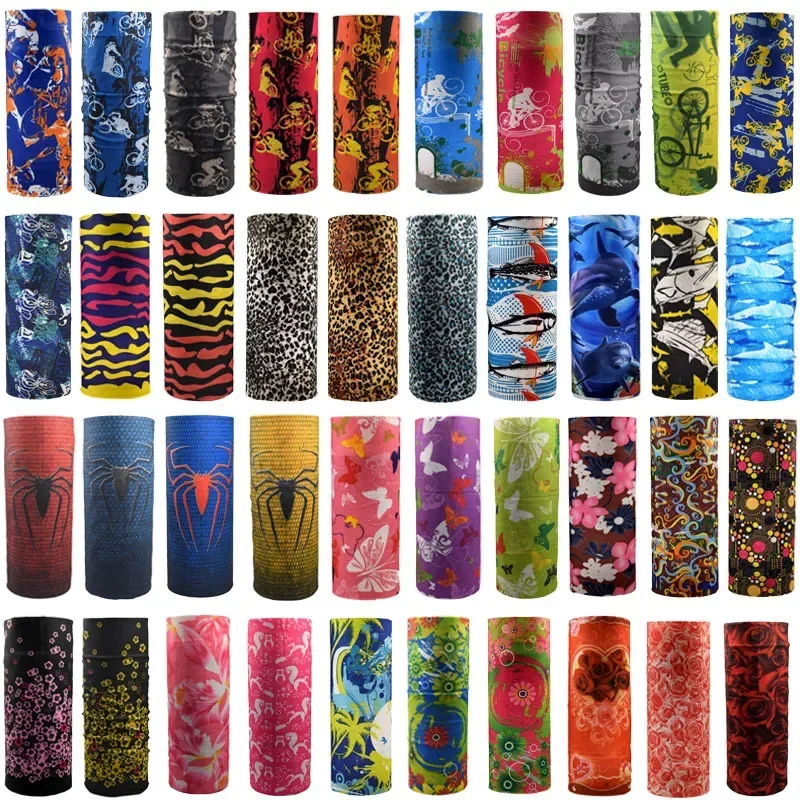 Bufanda de Color con estampado para hombre y mujer, Bandana para deportes al aire libre, montar en bicicleta, máscara de ciclismo, pasamontañas, calentador de cuello