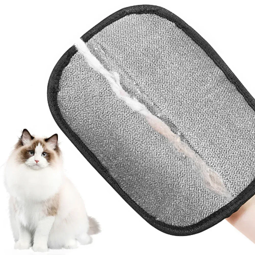 Guantes Reutilizables para Quitar Pelo de Mascotas, Guantes para el Cuidado de Gatos, Guantes para Eliminar Pelo de Mascotas para Limpiar el Pelo