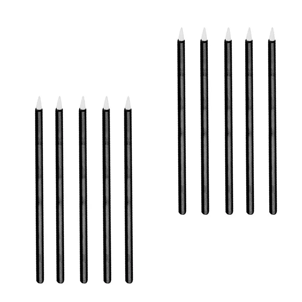 100 Stück Faser-Eyeliner Einweg-Make-up-Pinsel Praktischer Tragbarer Augenstift für Flüssig-Eyeliner Lippenkonturenstift Make-up-Pinsel Applikator