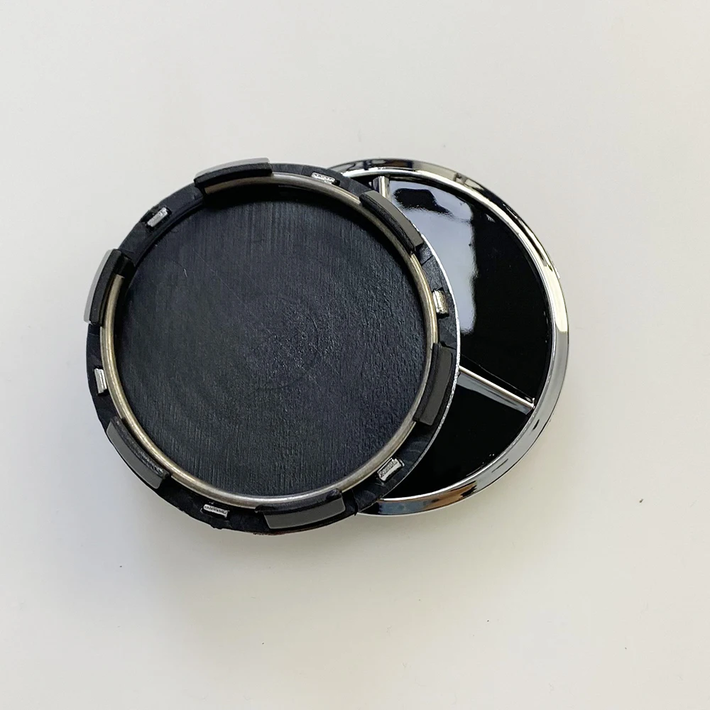 4 قطعة 60 مللي متر عجلة غطاء محور مركزي شعار شارة لمرسيدس بنز W203 W204 W205 W209 W210 W211 #1