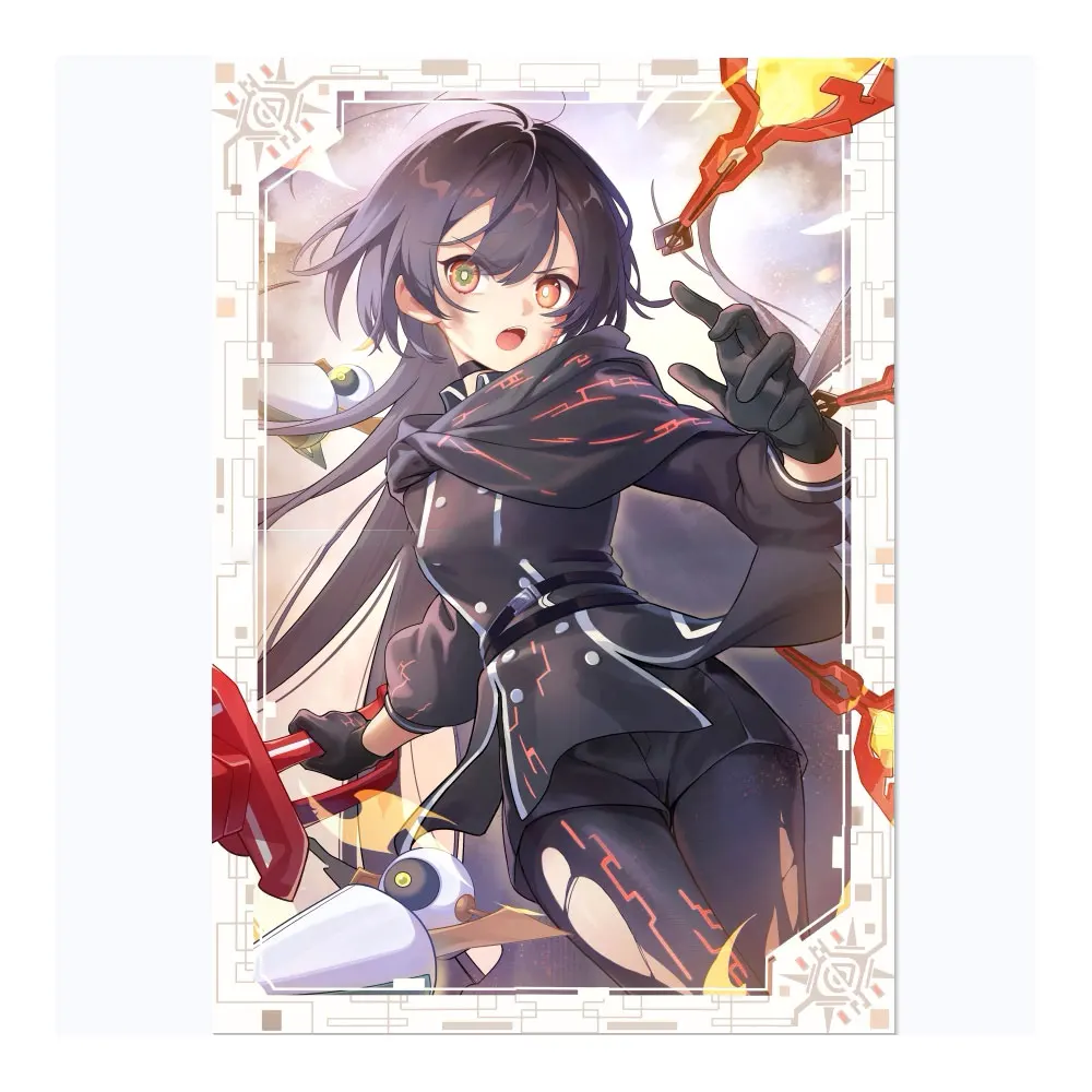 

60PCS 63x90mm Protective Sleeves Trading Cards Protector Holographic Animation YuGiOh Card Sleeves Shield Laser Card Deck Cover