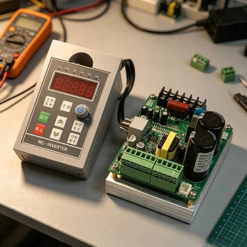 220V Single Phase Mini VFD Open Frame Inverter for Mixer Reactor Motor Speed Controller 200W/400W Industrial