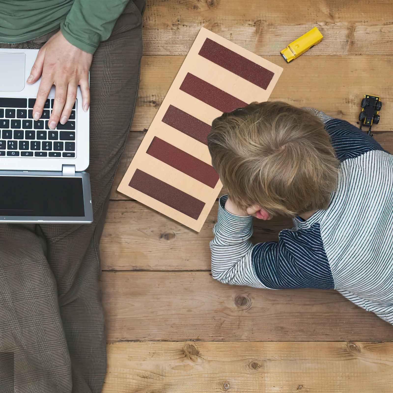 

Montessori Wooden Plate Kids Sensory Toy Practical Craftsmanship Promotes Observation Educational Plaything Babies