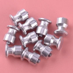 100Pcs Car Truck ATV Motorcycle Wheel Tyre 8mm Tire Studs Screw Snow Spikes Winter Non-slip Silver Aluminum Fit for Universal