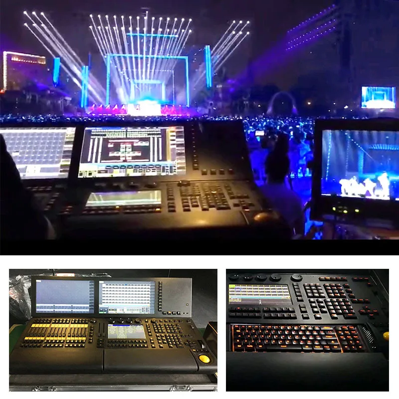 

ma2 Digital Lighting Console Electric Push Rod Linux System Stage Performance Bar DMX Smart Lighting Show