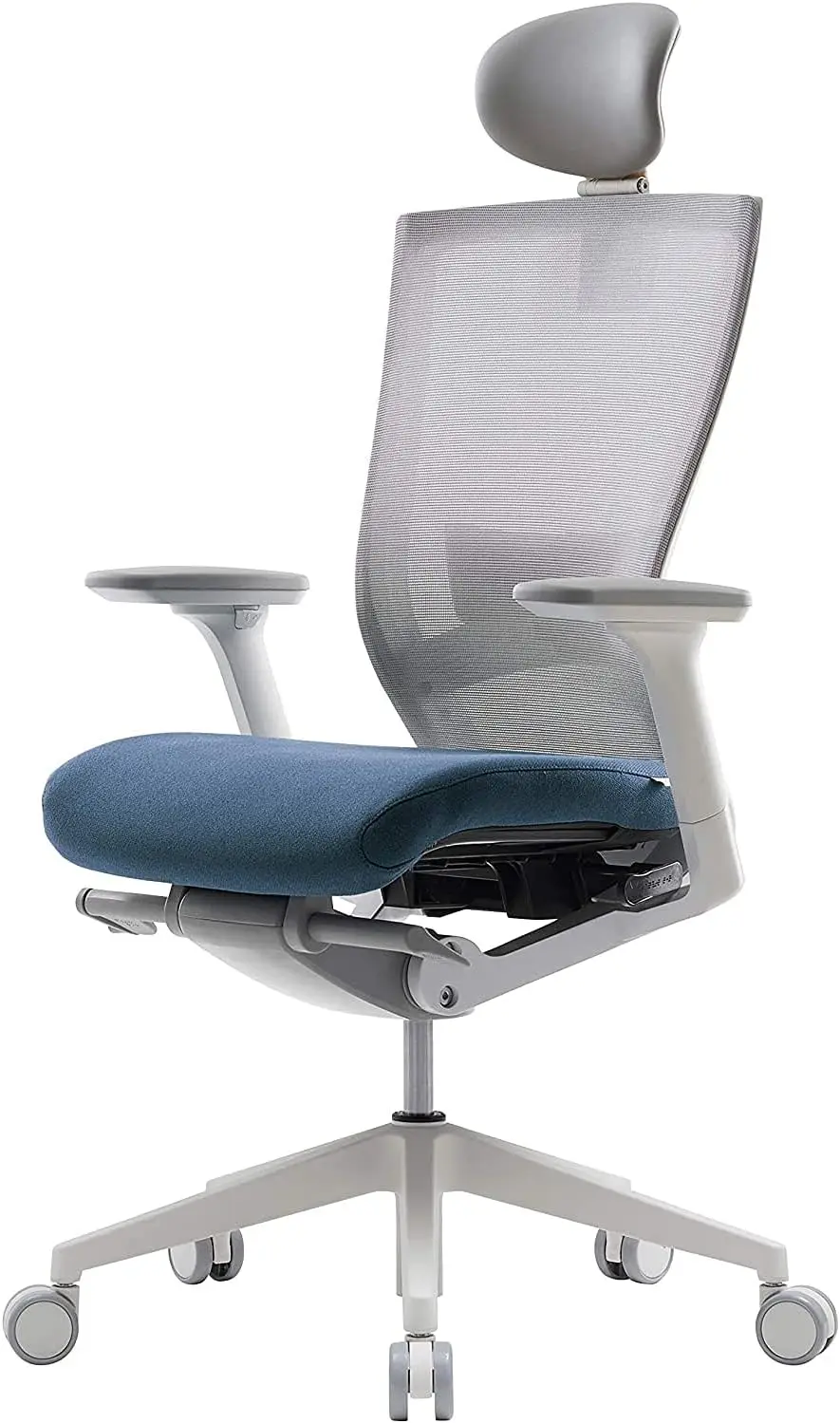 

Office Chair: High performance home office chair, adjustable headrest, mesh back computer chair, alternative gaming chair (blue)