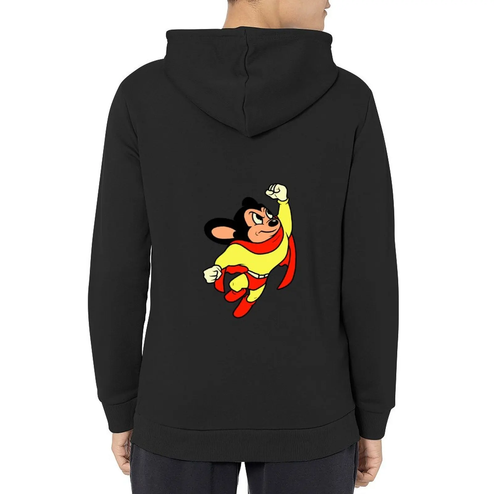 

Mighty Mouse Hoodie autumn men's winter sweater korean style clothes graphic t shirts men man hoodie
