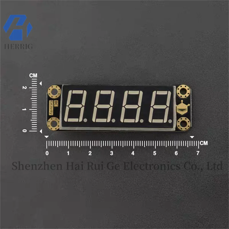 The 4-digit digital tube display module is red and green